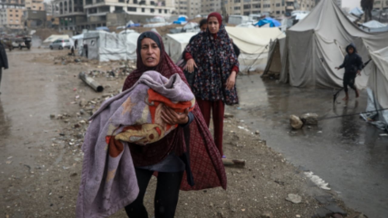 Foto - Gazze'de çadırları yine su bastı! Dünya bu feryatlara sağır mı?