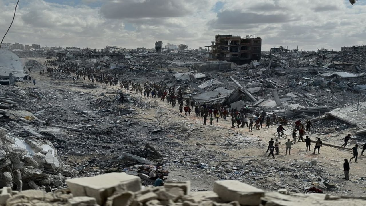Foto - Gazze’de evlerine dönenler şok oldu! Taş üstünde taş kalmamış: İşte dehşete düşüren görüntüler