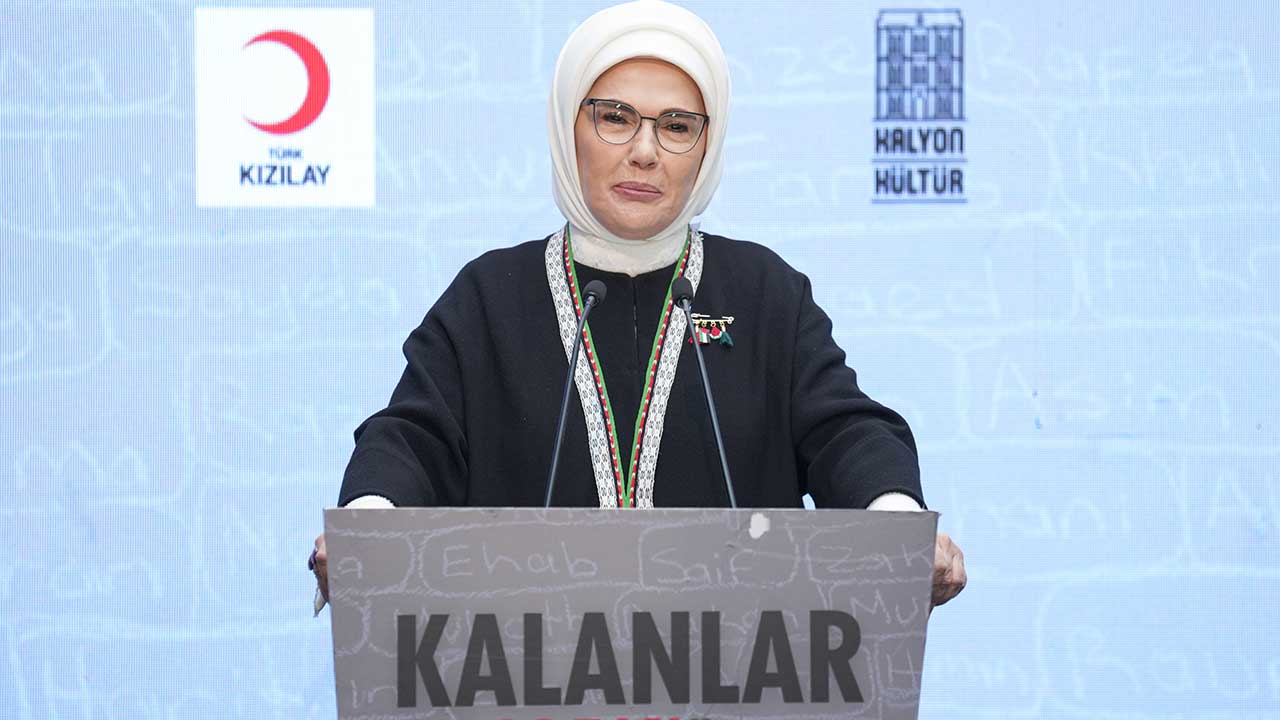 Foto - Gazze'de yıkımın içinden doğan vakur direniş! Emine Erdoğan, 