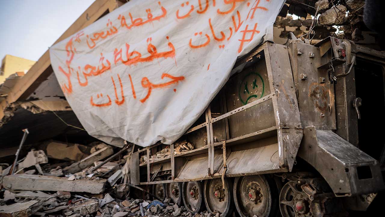 Foto - Gazzeli genç öyle bir şey yaptı ki… İşte Siyonisterden kalan ZPT’nin son hali