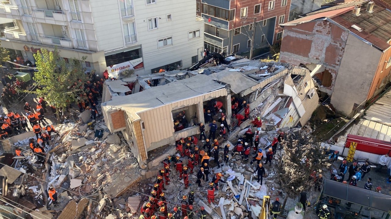Foto - Gebze'de çöken 6 katlı bina böyle görüntülendi