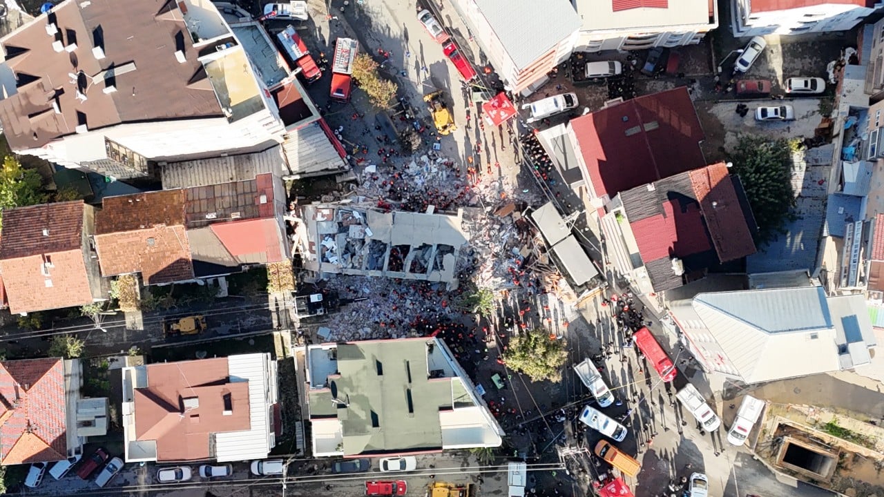 Foto - Gebze'de çöken 6 katlı bina böyle görüntülendi