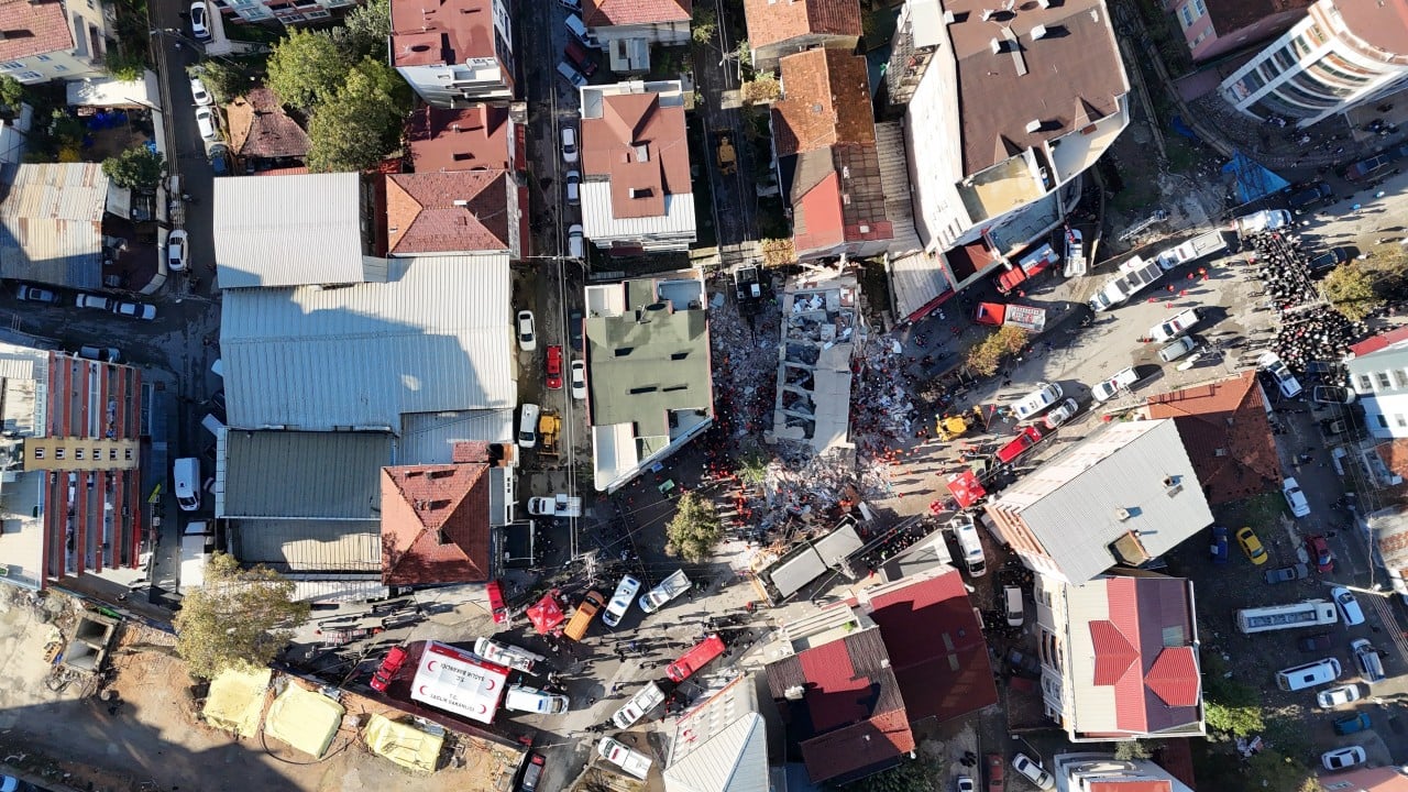 Foto - Gebze'de çöken 6 katlı bina böyle görüntülendi