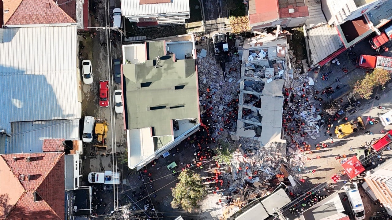 Foto - Gebze'de çöken 6 katlı bina böyle görüntülendi