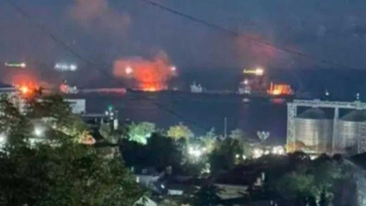 Foto - Gece yarısı sıcak saatler! Rusya vuruldu