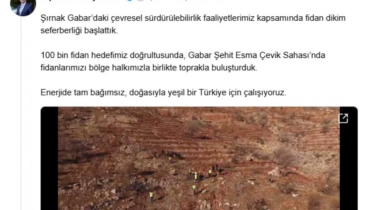 Foto - Gezi çapulcularına ibret olsun: Petrol üssü Gabar'a yeşil gerdanlık!