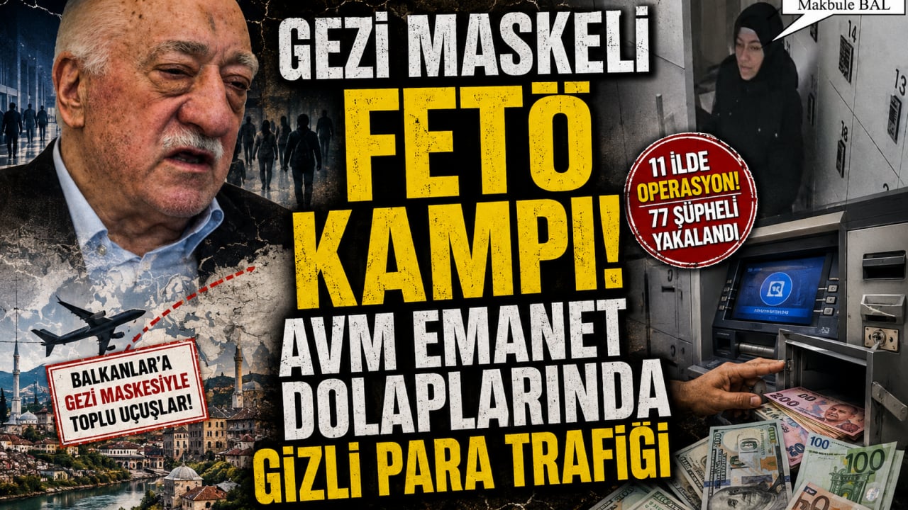 Gezi maskeli FETÖ kampı! AVM emanet dolaplarında gizli para trafiği
