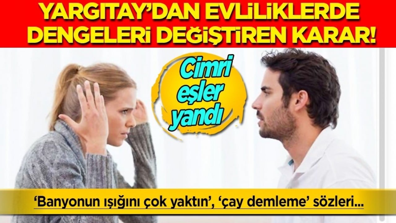 Gıda ısrafı yapan cimri eşler yandı: Yargıtay’dan evliliklerde dengeleri değiştiren karar! Çay demleme bile yasak... 