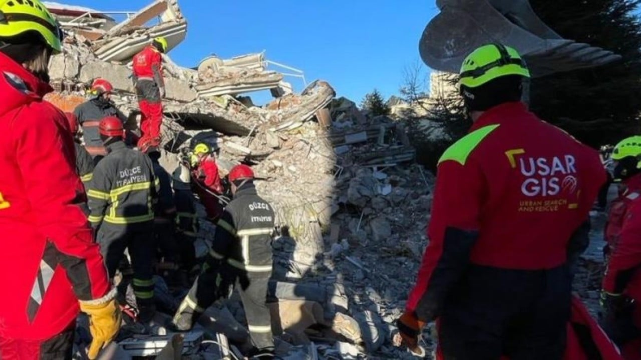 Foto - GIS-FRANCE ekibini ağırladılar Düzce İtfaiyesi’ne Fransa’dan destek geldi