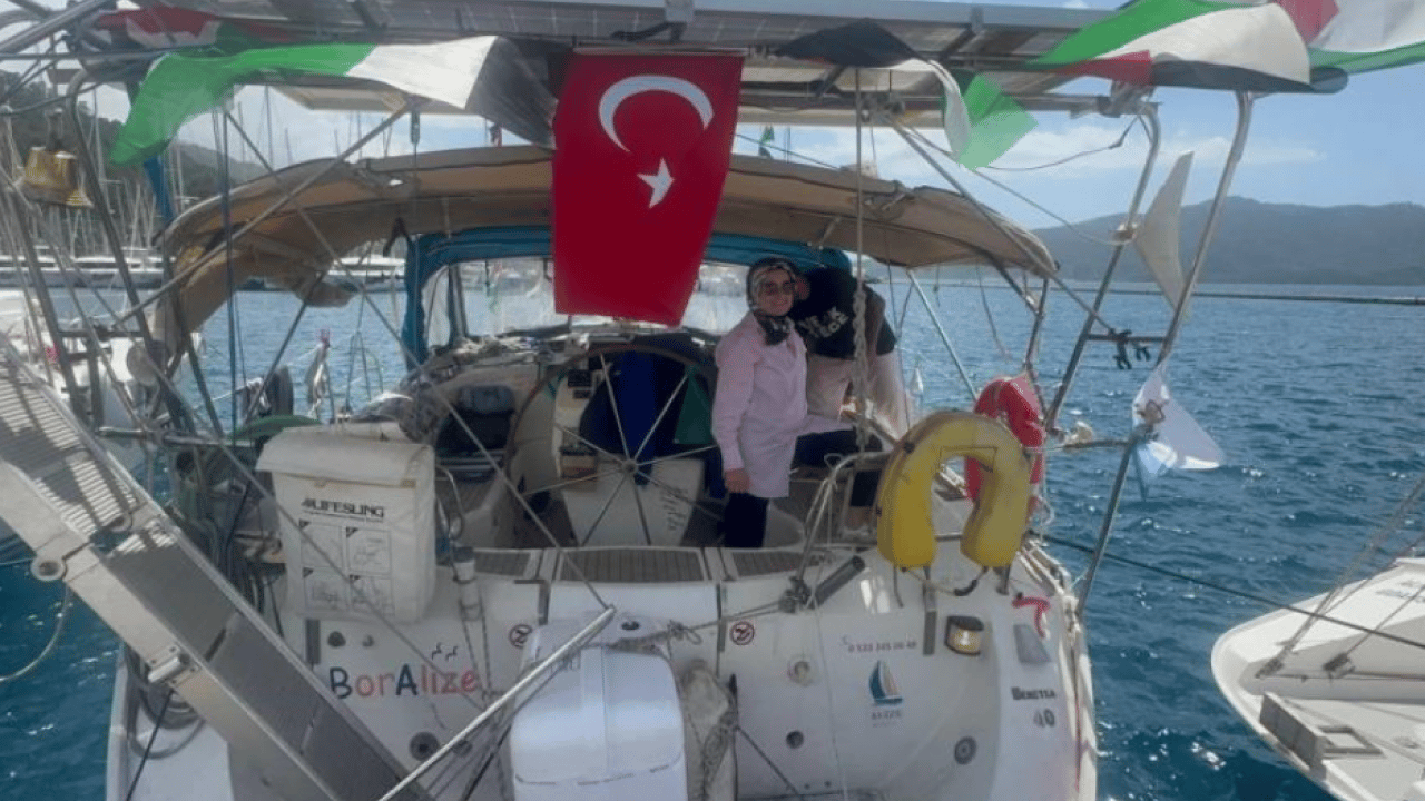 Foto - Global Sumud filosu Gazze için Marmaris’ten hareket etti