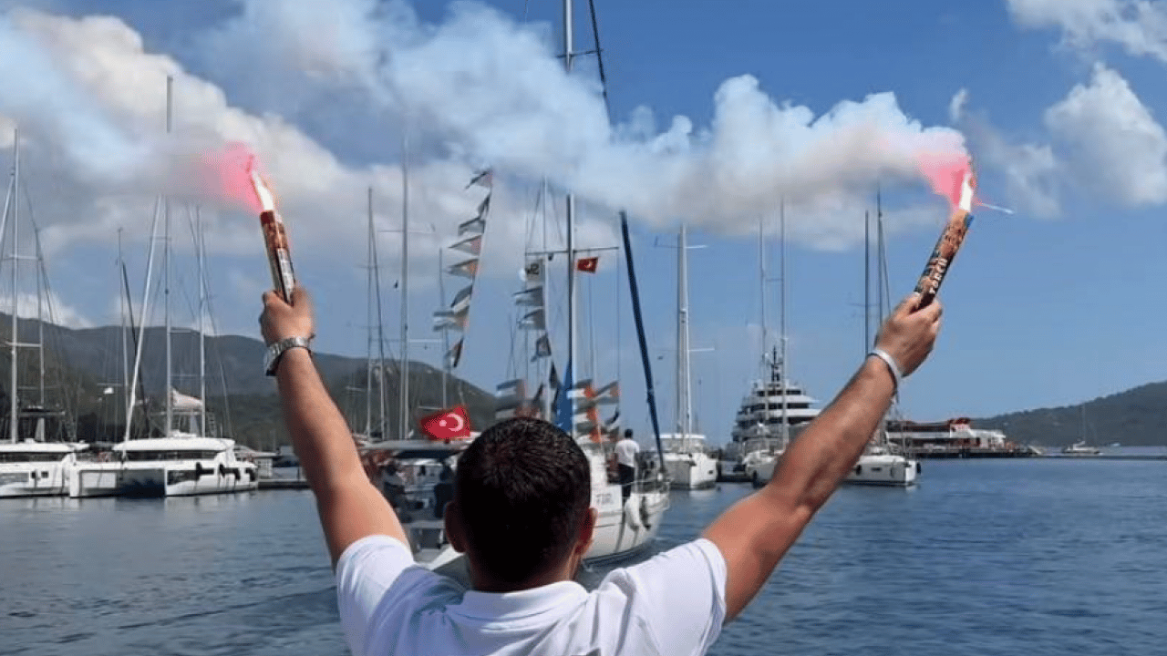 Foto - Global Sumud filosu Gazze için Marmaris’ten hareket etti