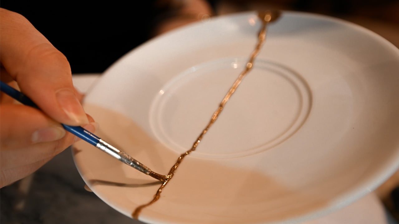 Foto - Görenler dönüp bir daha bakıyor: Kırılan tabaklardan bu da olur mu demeyin!