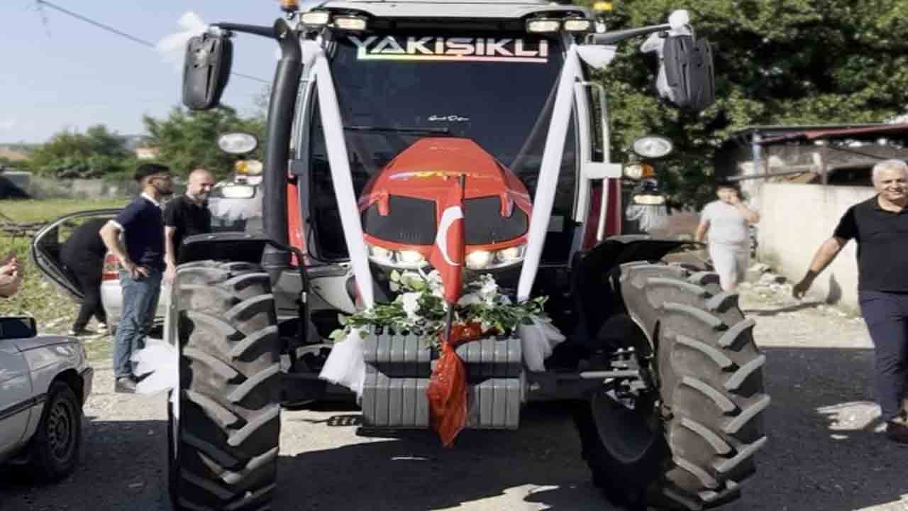 Foto - Görenler dönüp bir daha baktı: Böyle gelin arabasına az rastlanır