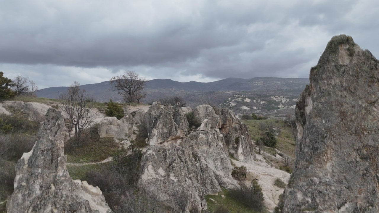 Foto - Görenler inanmakta zorlanıyor! Burası Kapadokya değil Ankara