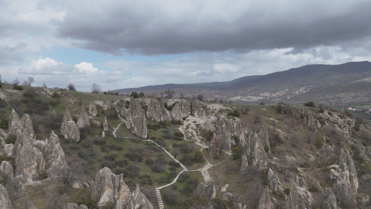 Foto - Görenler inanmakta zorlanıyor! Burası Kapadokya değil Ankara