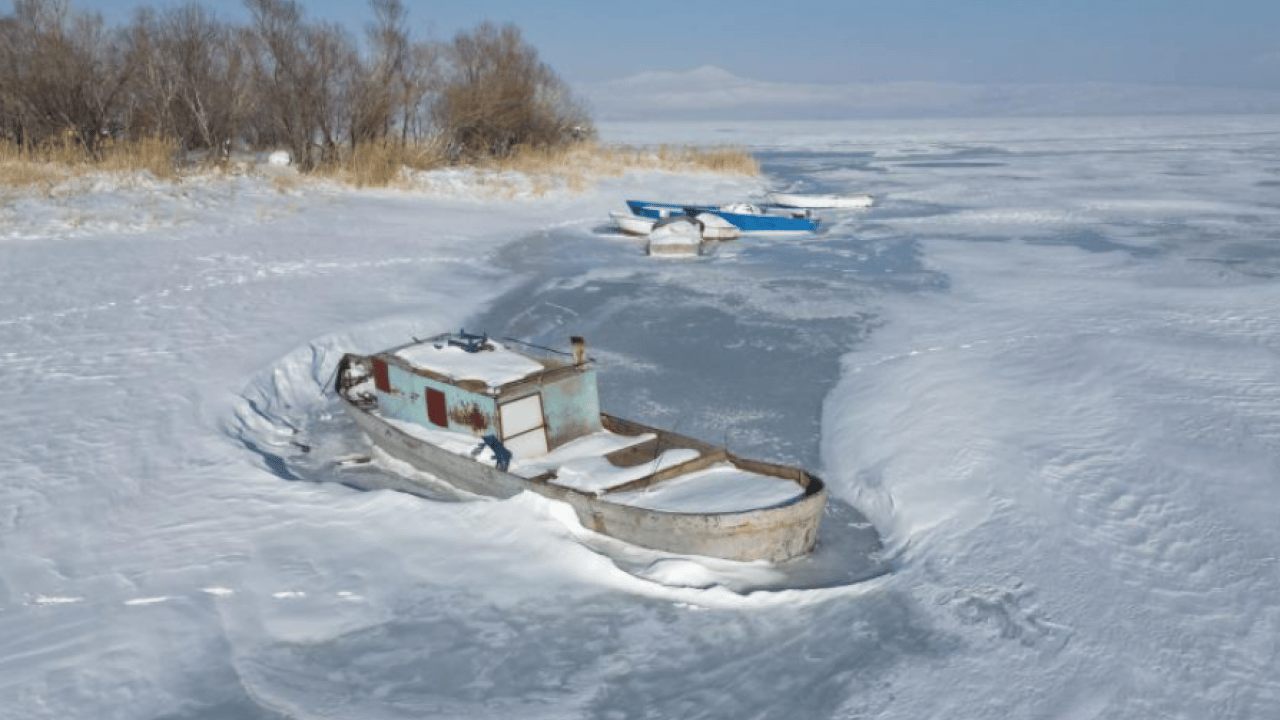 Görenler şaşkına döndü! O ilimizde tüm göller buz tuttu