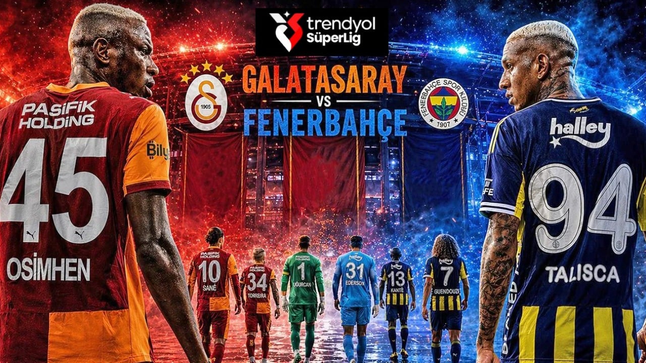 Gözler Galatasaray-Fenerbahçe derbisinde! İşte muhtemel 11’ler