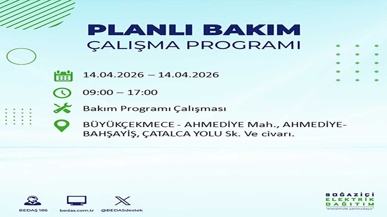 Foto - Gözler o listede! İstanbul'da yarın milyonları etkileyecek kesinti: BEDAŞ saat vererek uyardı!