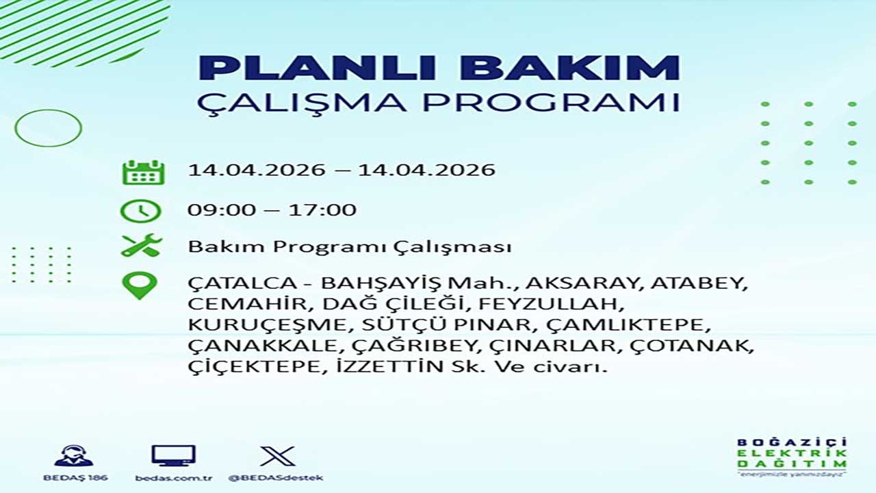 Foto - Gözler o listede! İstanbul'da yarın milyonları etkileyecek kesinti: BEDAŞ saat vererek uyardı!