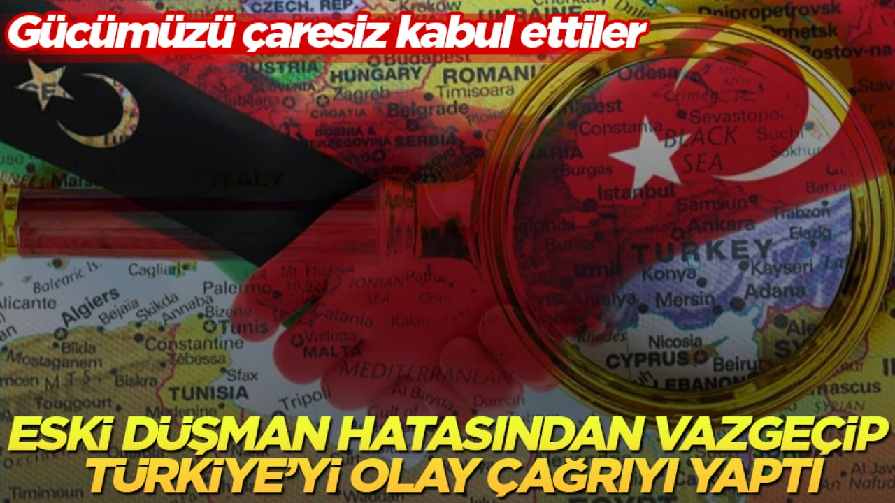 Gücümüzü çaresiz kabul ettiler! Eski düşman hatasından vazgeçip Türkiye’ye olay çağrıyı yaptı