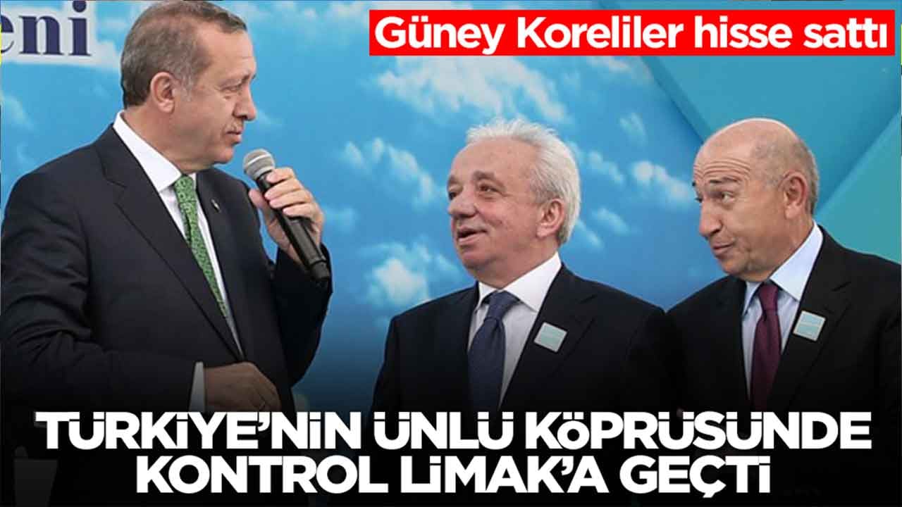 Güney Koreliler hisse sattı: Türkiye'nin ünlü köprüsünde kontrol Limak Holding'e geçti