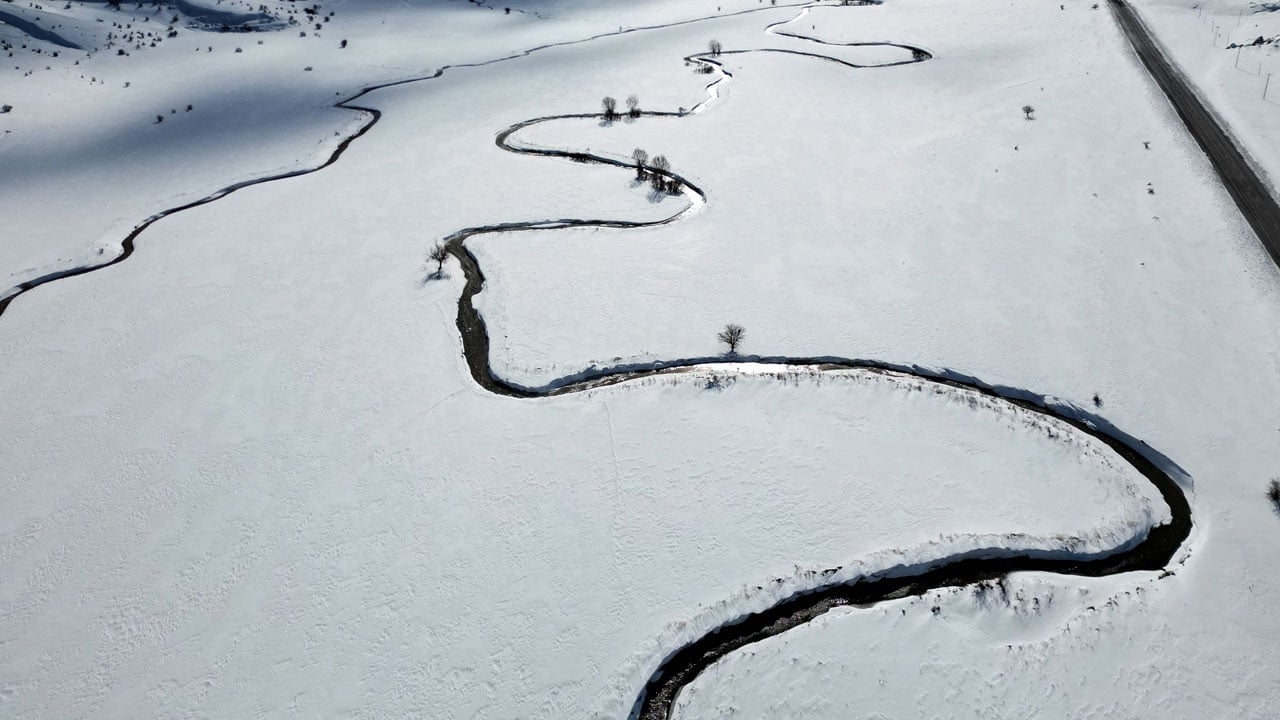 Foto - Güzeldere menderesleri kartpostala döndü! Burası İsviçre değil Bitlis