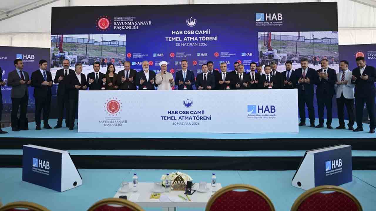 Foto - HAB camisi'nin temelleri atıldı: 7 bin 240 kişi ibadet edebilecek