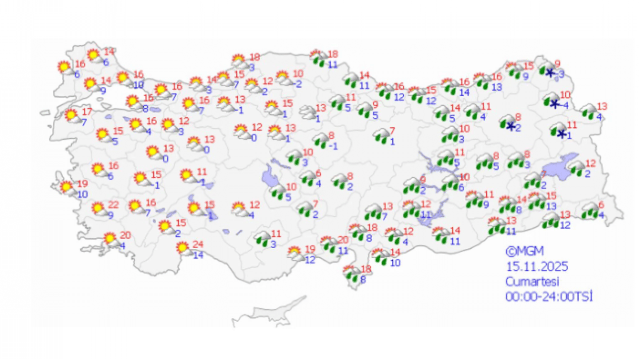 Foto - Hafta sonu hava sıcaklığı düşecek! İşte beyaz gelinliği giyecek şehirler
