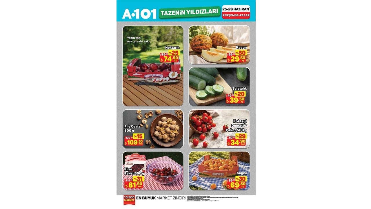 Foto - Haftanın Yıldızları Kataloğu yayımlandı! A101’de 27 Haziran-3 Temmuz 2026 fırsatları açıklandı