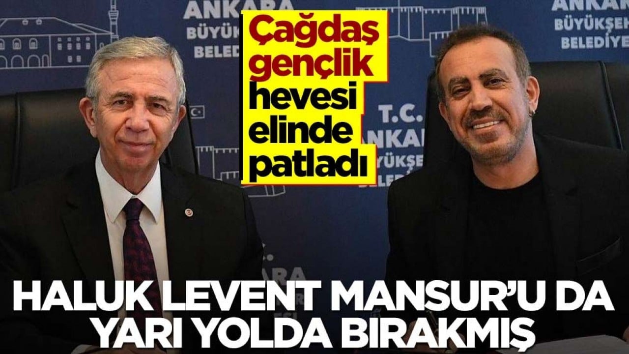 Haluk Levent ve Mansur Yavaş imzaları atmıştı... Proje çoktan sessiz sedasız iptal edilmiş!