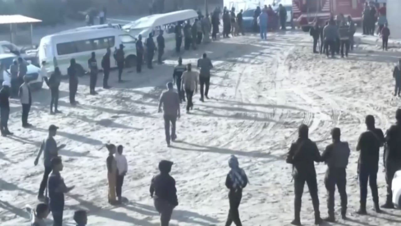 Foto - Hamas’la İsrail arasındaki esir takası başladı! İşte tüm dünyanın merak ettiği ilk görüntüler