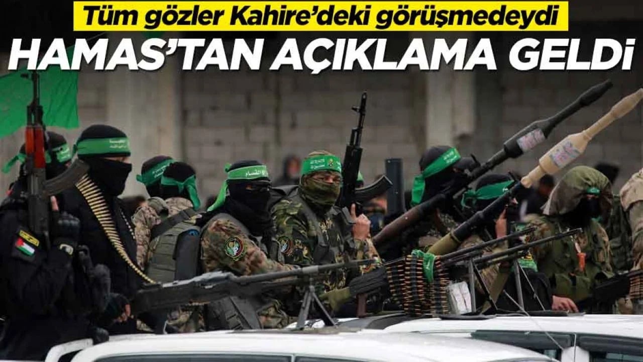 Hamas'tan 'silah bırakma' açıklaması