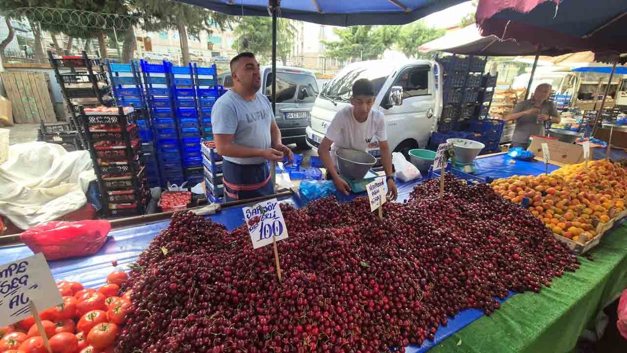 Foto - Hasat arttı, kiraz bollaştı: Fiyatlar 70 liraya kadar düştü