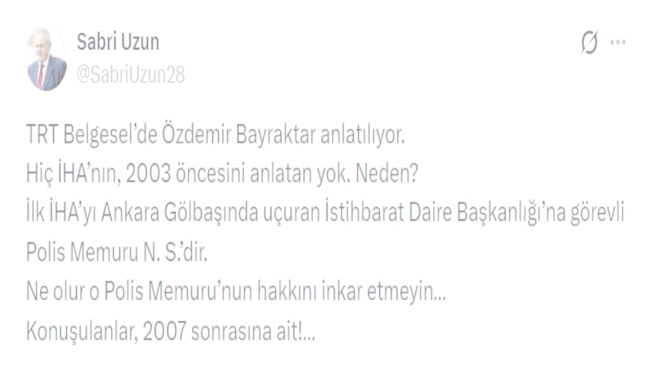 Foto - Hasetliğin bu kadarına pes! Eski istihbaratçı Sabri Uzun’dan Bayraktar’a "polis memuru" perdesiyle karalama