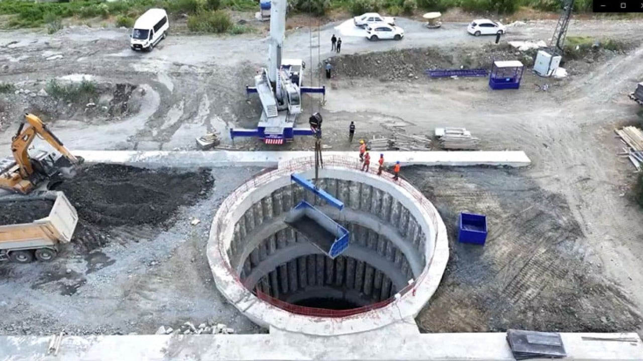 Foto - Hatay’a Türkiye'nin en büyük atık su tüneli
