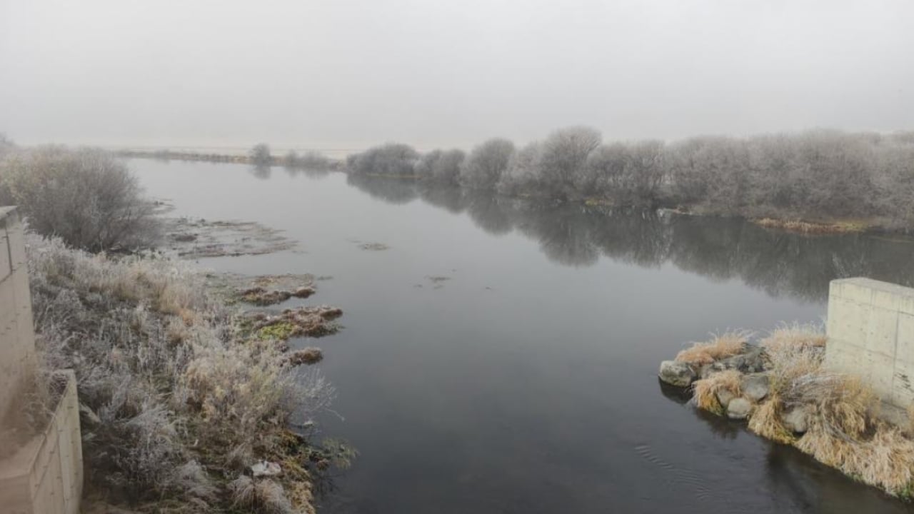 Foto - Hava sıcaklığı eksi 14 dereceyi gördü! O ilçe buz tuttu