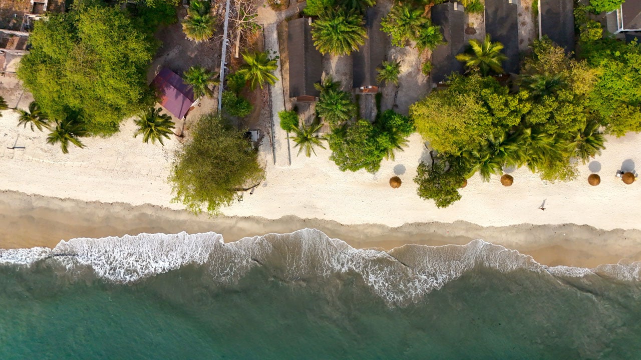 Foto - Havadan görüntülendi! Batı Afrika’da gizli cennet