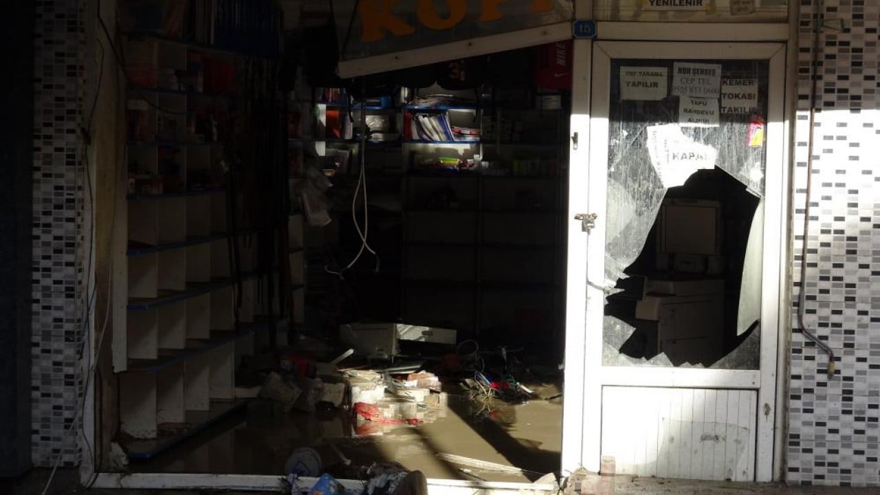 Foto - Havza'da sel ilçeyi yerle bir etti Felaketin boyutu sabah ortaya çıktı