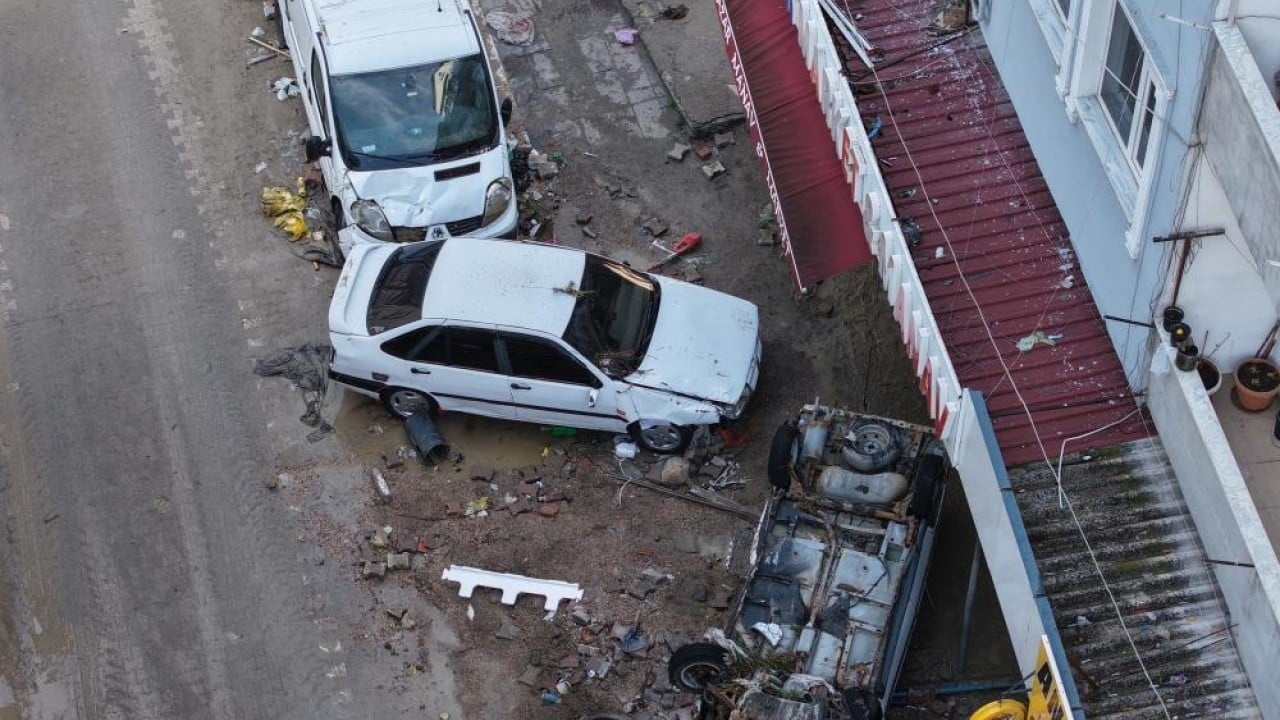 Foto - Havza'da sel ilçeyi yerle bir etti Felaketin boyutu sabah ortaya çıktı