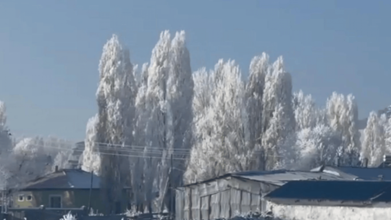 Foto - Hayat durma noktasına geldi! O ilçe adeta buz kesti