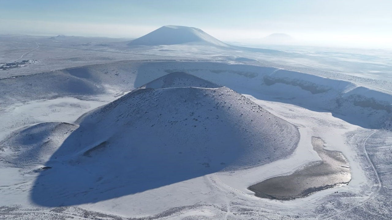 Foto - Hayran kalmamak elde değil! Meke Gölü'nde nefes kesen manzara