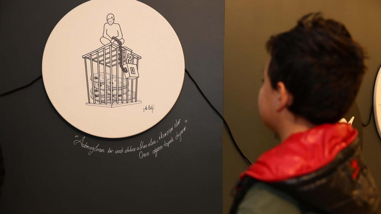 Foto - Hazreti Muhammed'in hadislerinden ilham alarak hazırlandı! "Tesbihat" sergisi kapılarını açtı