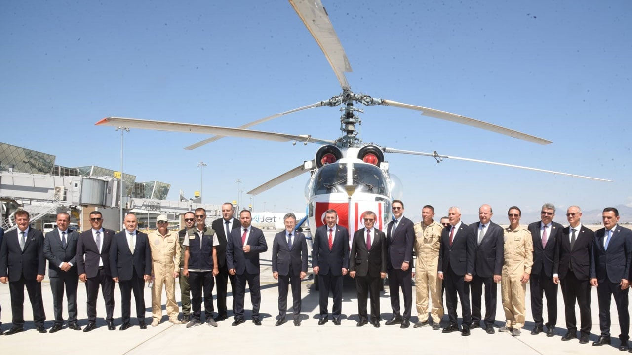 Foto - Helikopter törenle teslim edildi: Yavru Vatan'a yeşil vatan desteği