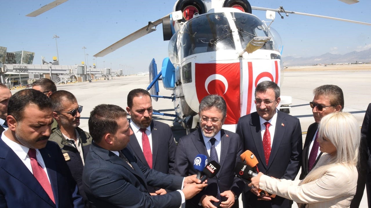 Foto - Helikopter törenle teslim edildi: Yavru Vatan'a yeşil vatan desteği