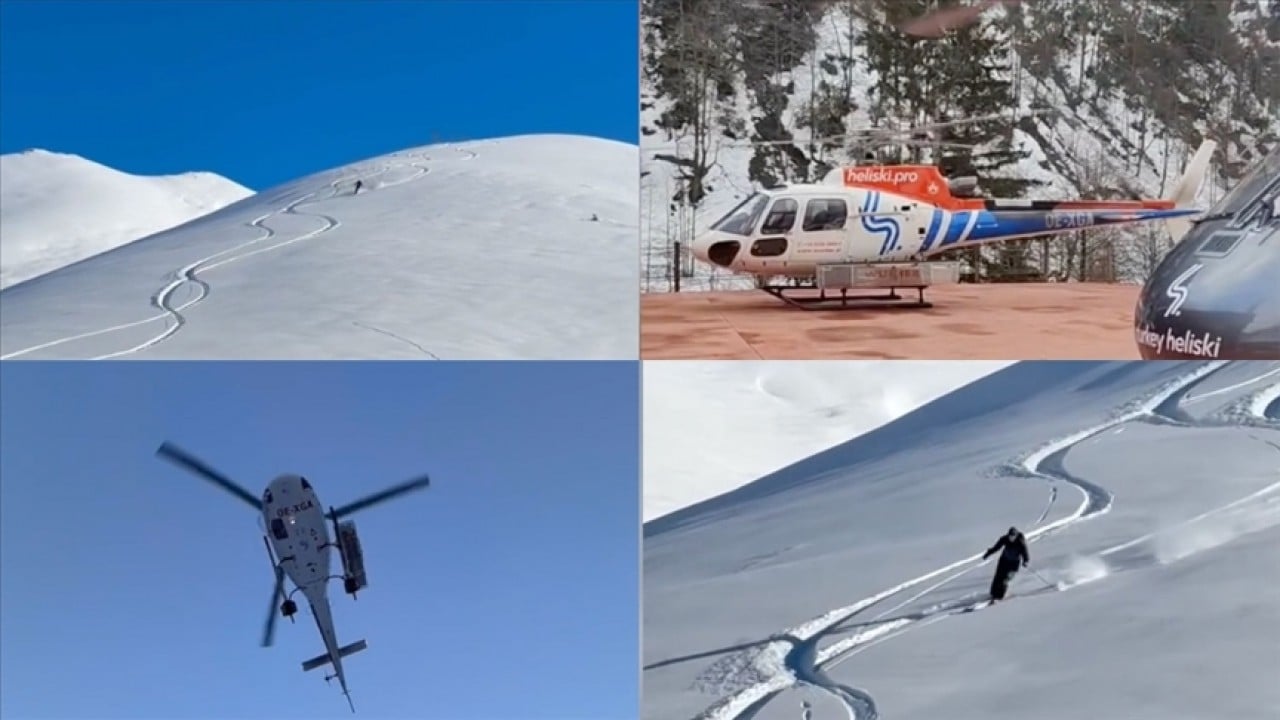 Foto - Heliski sezonu tamamlandı! Kaçkar Dağları'nda büyük heyecan sona erdi