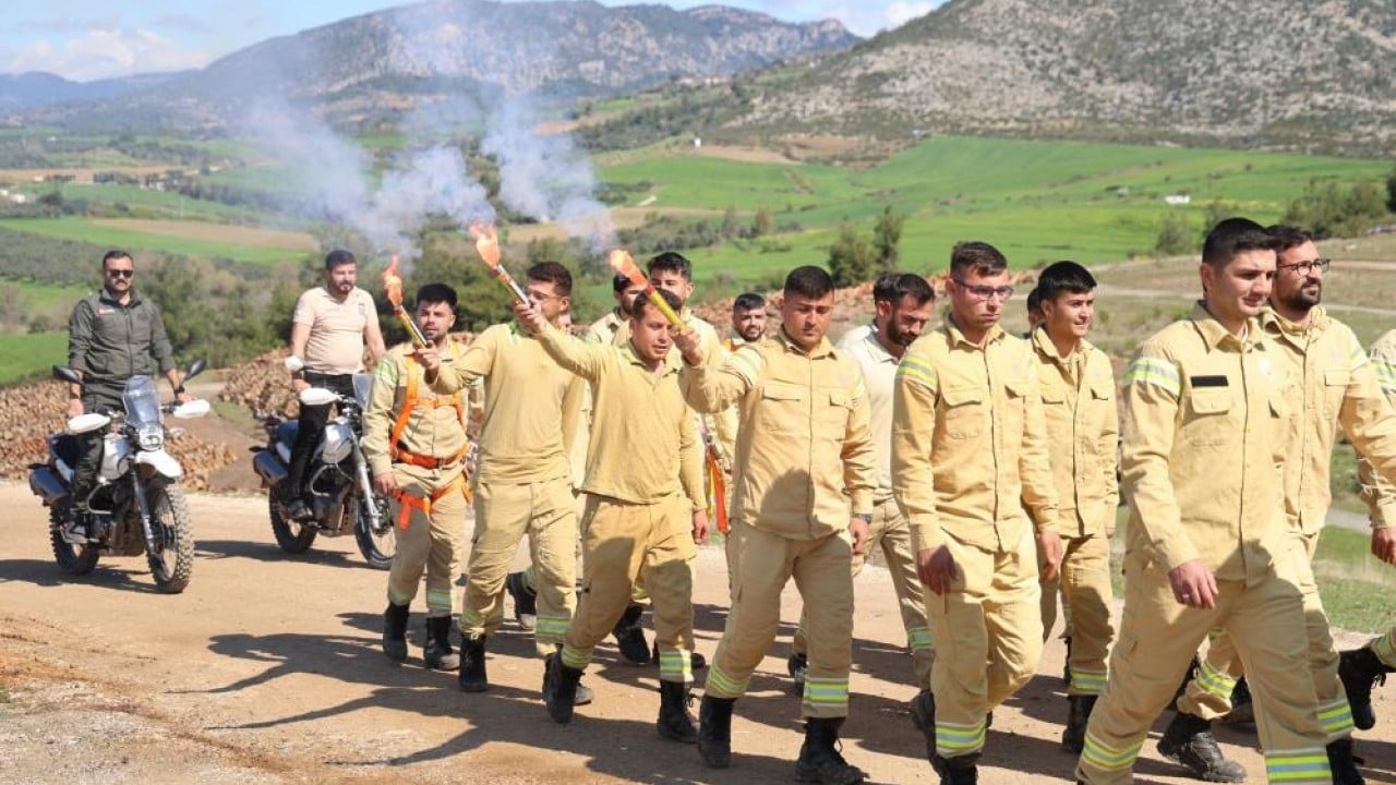 Foto - Hem kendileriyle hem zamanla yarıştılar Ateş savaşçılarının TOY'u nefes kesti