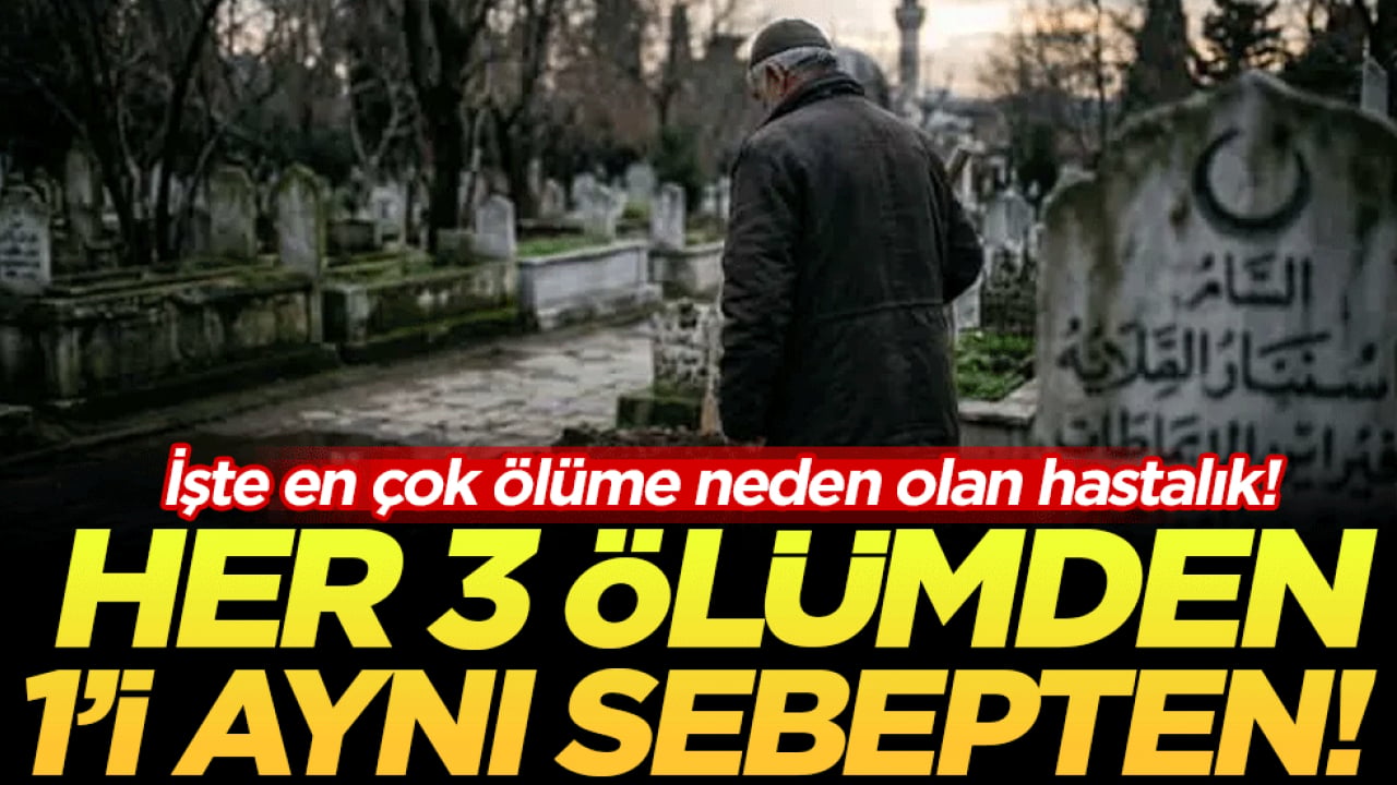 Her 3 ölümden 1'i aynı sebepten! En çok ölüme neden olan hastalık belli oldu! 