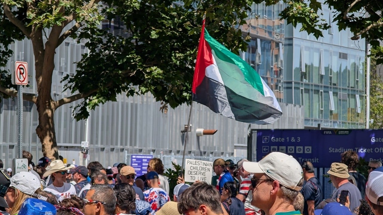 Foto - Her kıtadan insan var Dünya Kupası tribünlerine Filistin damgası