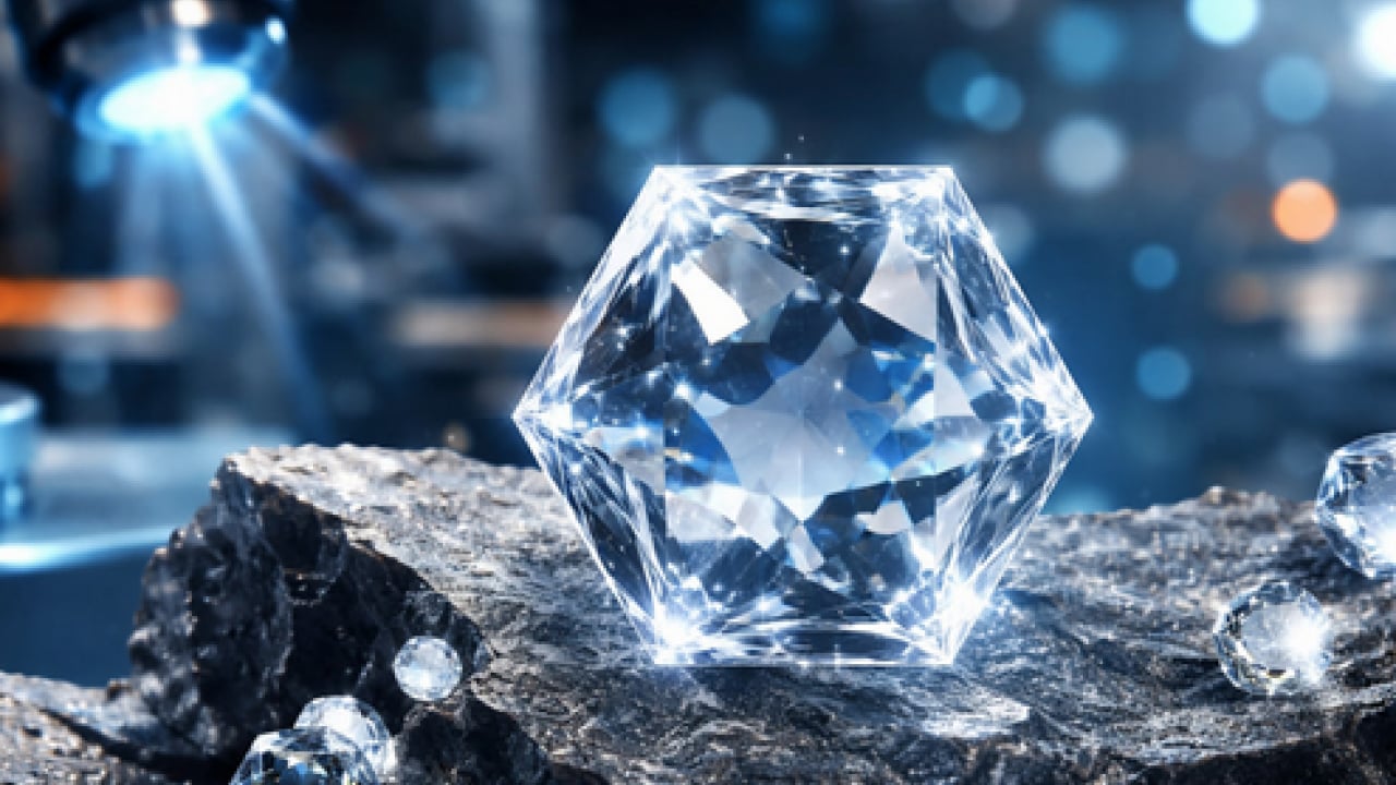 Foto - Herkes bunu konuşuyor! Çinli bilim insanların dev keşif: Altıgen elmas üretildi