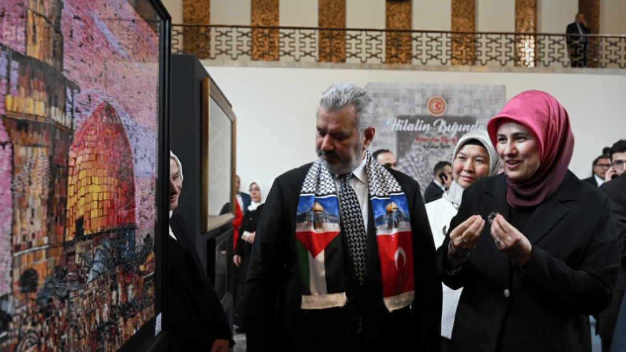 Foto - Hilalin ışığında Gazze! TBMM'de Gazze konulu sanat sergisi